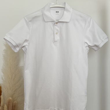 Polo UNIQLO blanc classique