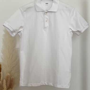 Polo bianco classico UNIQLO