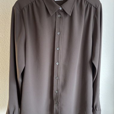 Braune Seidensticker-Bluse