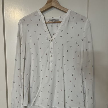 Esprit Blouse with Heart Pattern