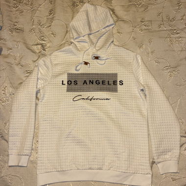 Weisser Hoodie "Los Angeles"