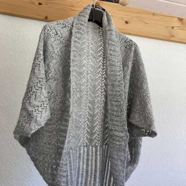 Gilet in maglia grigia