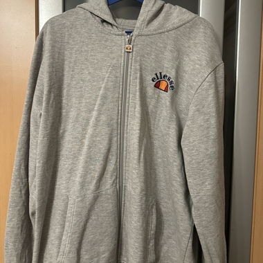Giacca con cappuccio Ellesse grigia, UK L