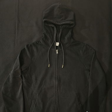 Black zip hoodie 