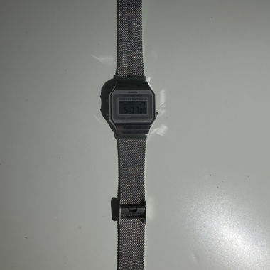 Orologio digitale Casio A700WE mesh argento