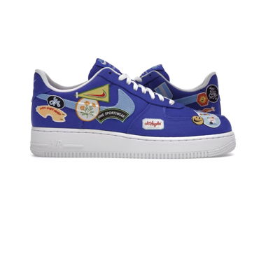 Scarpe da collezione!! /Nike Air Force 1 Blue Patchwork