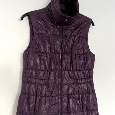 Violette Steppweste für Damen - Gr 38, neuwertig 