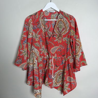 Top Kimono Zara Paisley