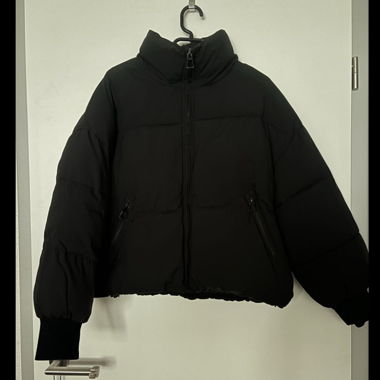 Piumino nero taglia S