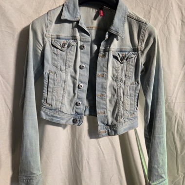 Veste en jean H&M bleu clair