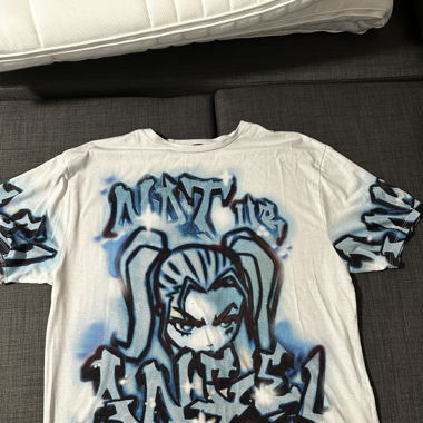 jaded london blue oversized shirt