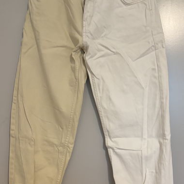 Bershka Two-Tone Mom Jeans