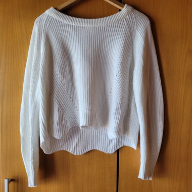 White knit sweater by OVS