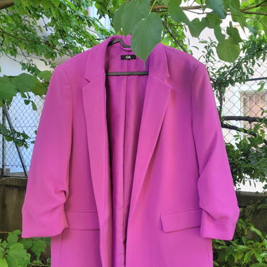 Violetter Blazer von C&A
