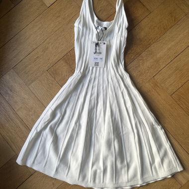 Robe courte blanche