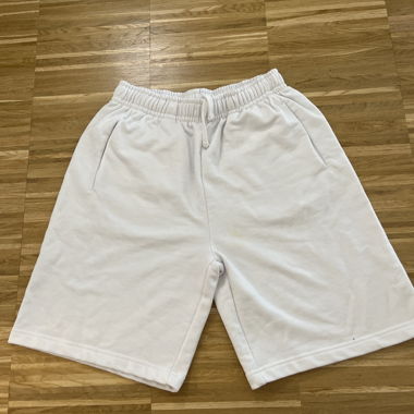 Short blanc en molleton