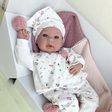 Babypuppe mit Gewicht 40 cm
