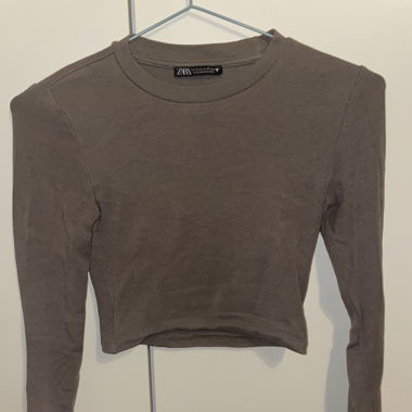 brown long sleeve