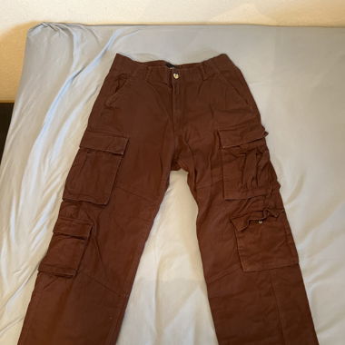 Pantalon cargo brun