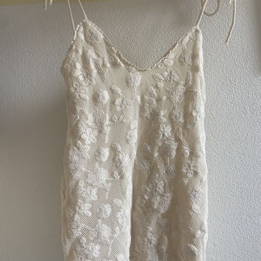 Floral Lace Mini Dress