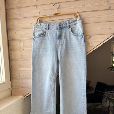 helle wide leg jeans
