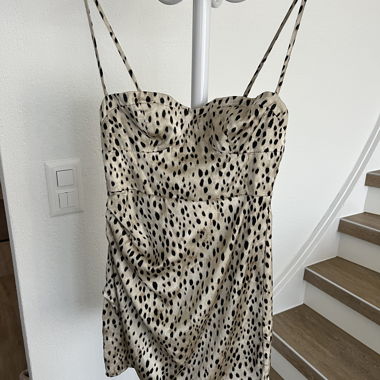 ZARA Leopard Dress XS