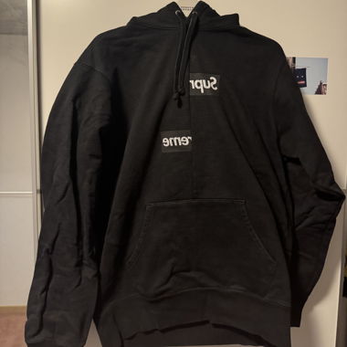 Supreme x Comme des Garçon Box Logo Hoody schwarz