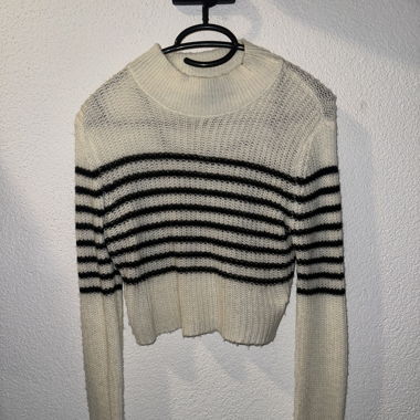 Crop Strickpullover Grösse 26