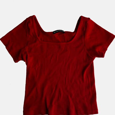Crop Top Red
