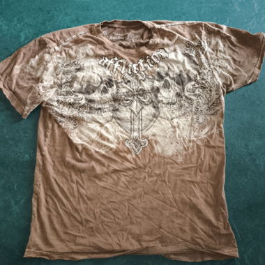 Brown Affliction T-Shirt XL