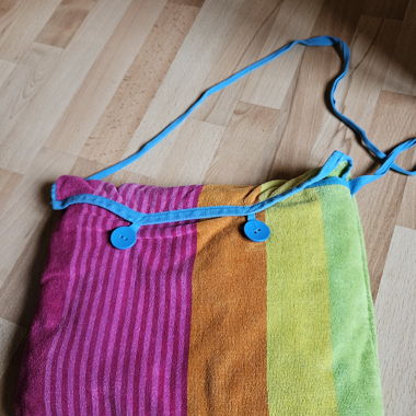 Serviette de bain et sac en un