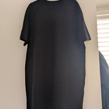 Robe en laine COS noire