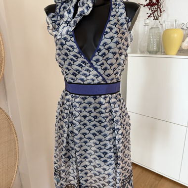 Philosophy di Alberta Ferretti silk wrap dress