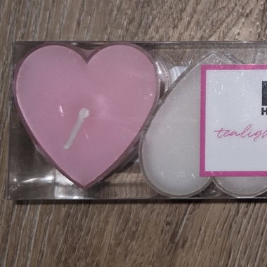 Bougies en forme de cœur