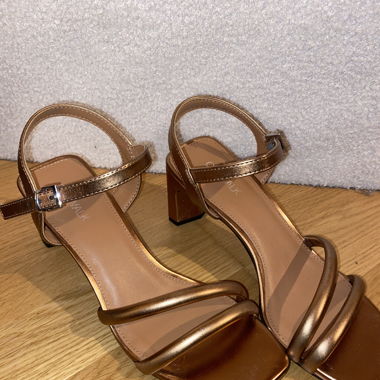 bronze pumps