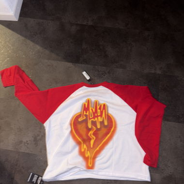 Longsleeve red print