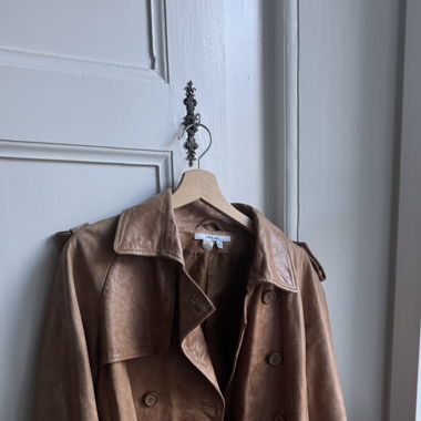 Zara - Brown Vintage Leather Jacket