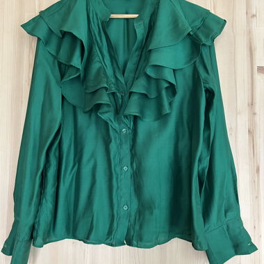 Bluse mit Volants von H&M