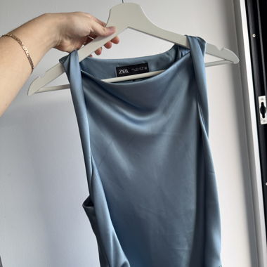 Robe zara bleu