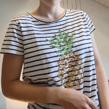 T-shirt mit Ananas