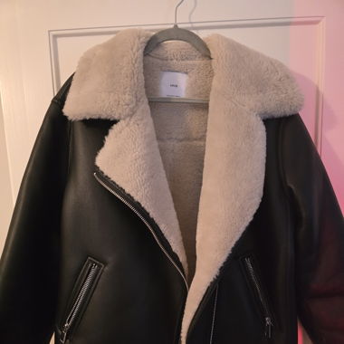 Bikerjacke mit Plüsch