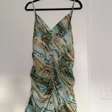 Robe à bretelles à motif