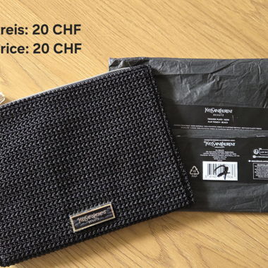 Pochette nera YSL Beauty