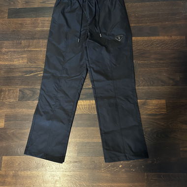 Pantalon coupe-vent vintage noir