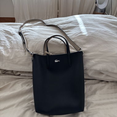 Lacoste black tote bag