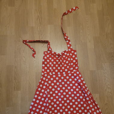 Rockabilly Kleid rot/weiss gepunktet Gr. M
