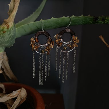 Orecchini boho fatti a mano