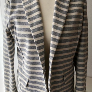 Blazer Benetton, taille 40 / L, gris blanc