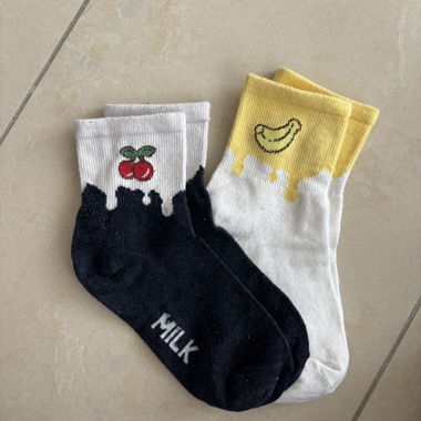 Calzini carini con frutta