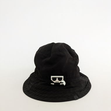 Schwarzer KARL LAGERFELD Bucket Hat Gr. XS/S